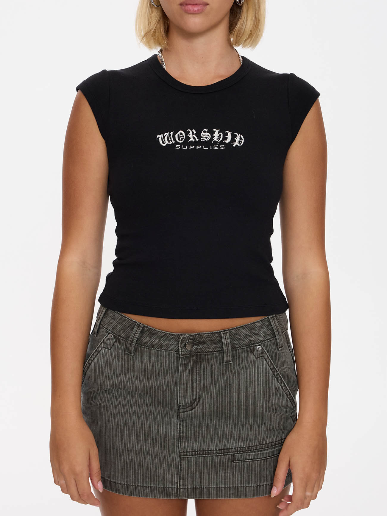 Frequency Cap Sleeve Tee - Black 4