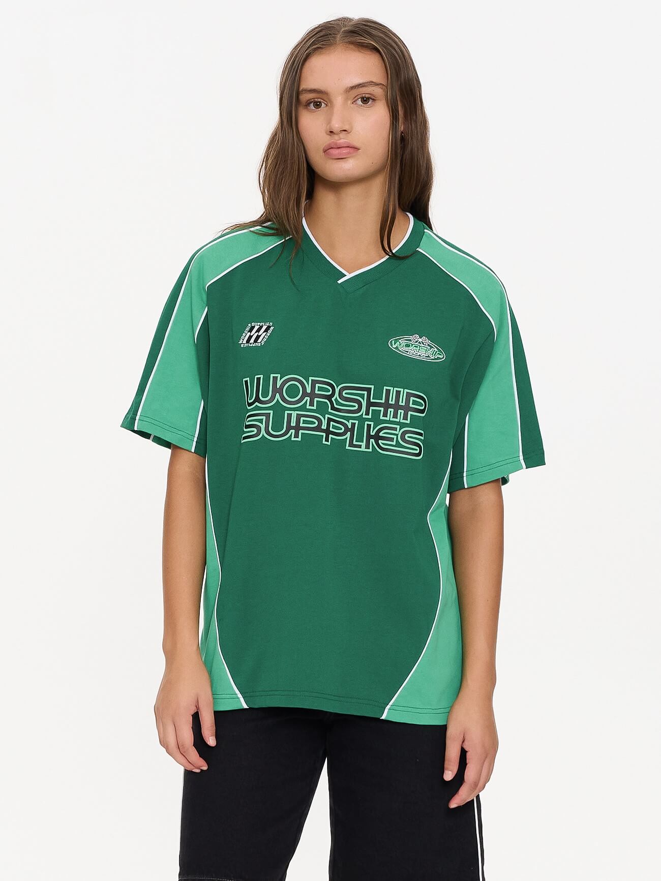 Grand Prix Panelled Jersey - Green 4