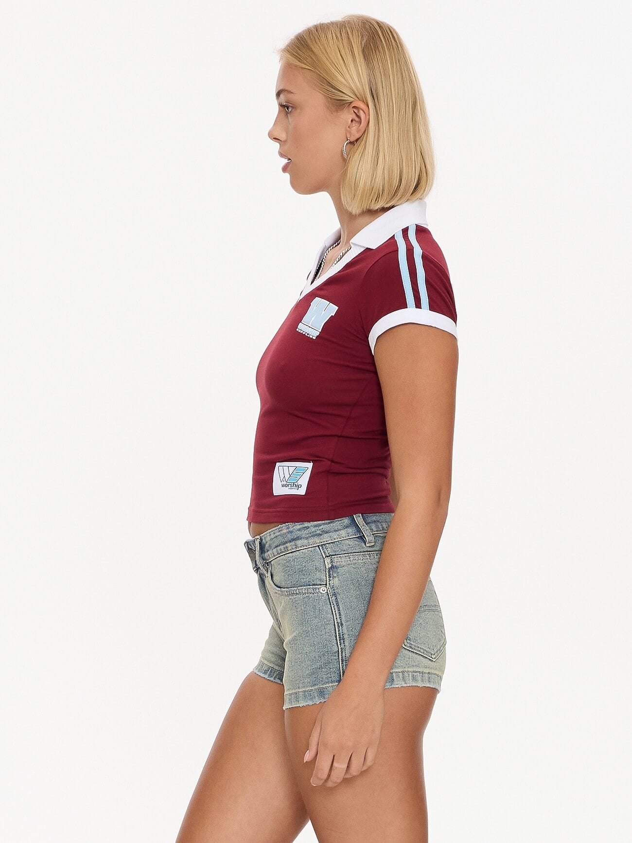 Belter Baby Polo Tee - Deep Cherry 4