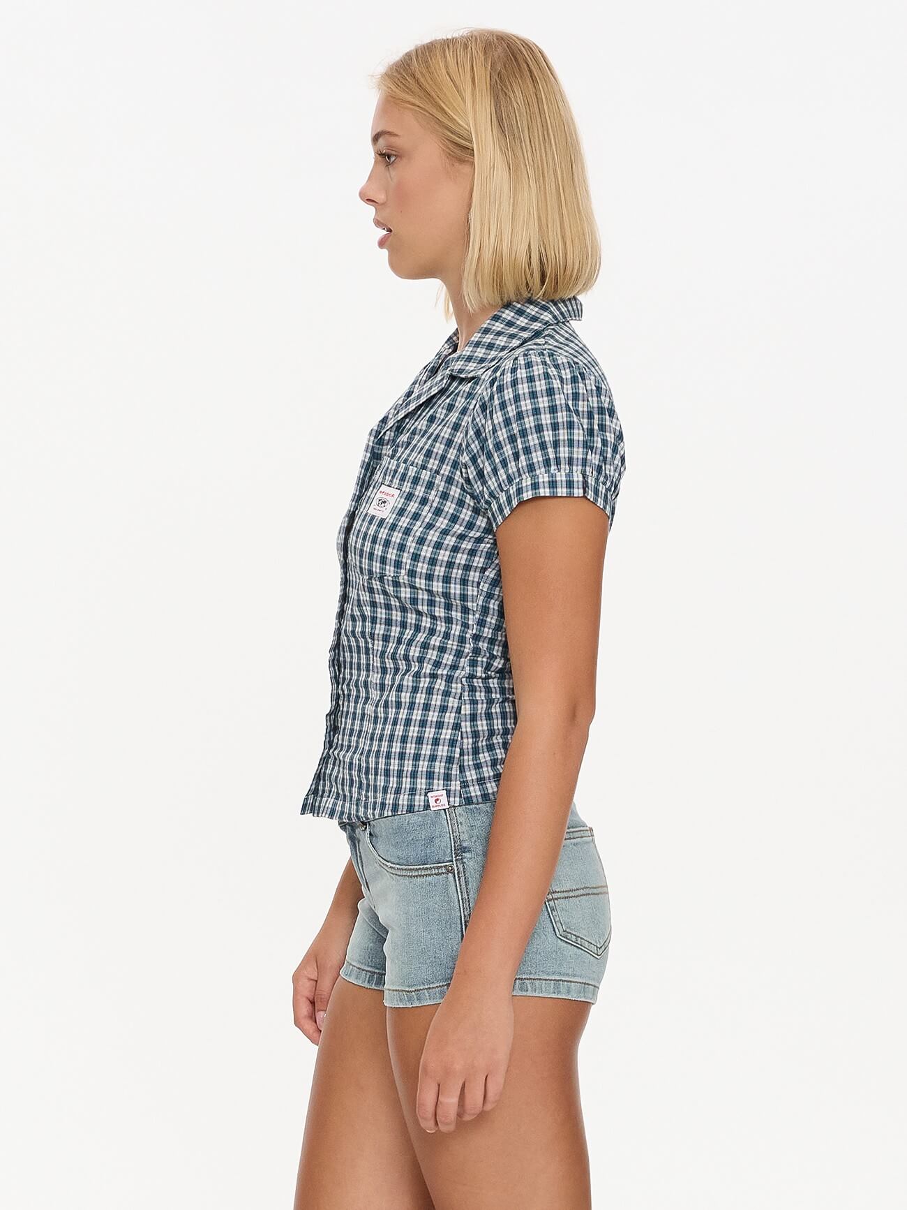 Checkmate Baby Short Sleeve Shirt - Blue 4