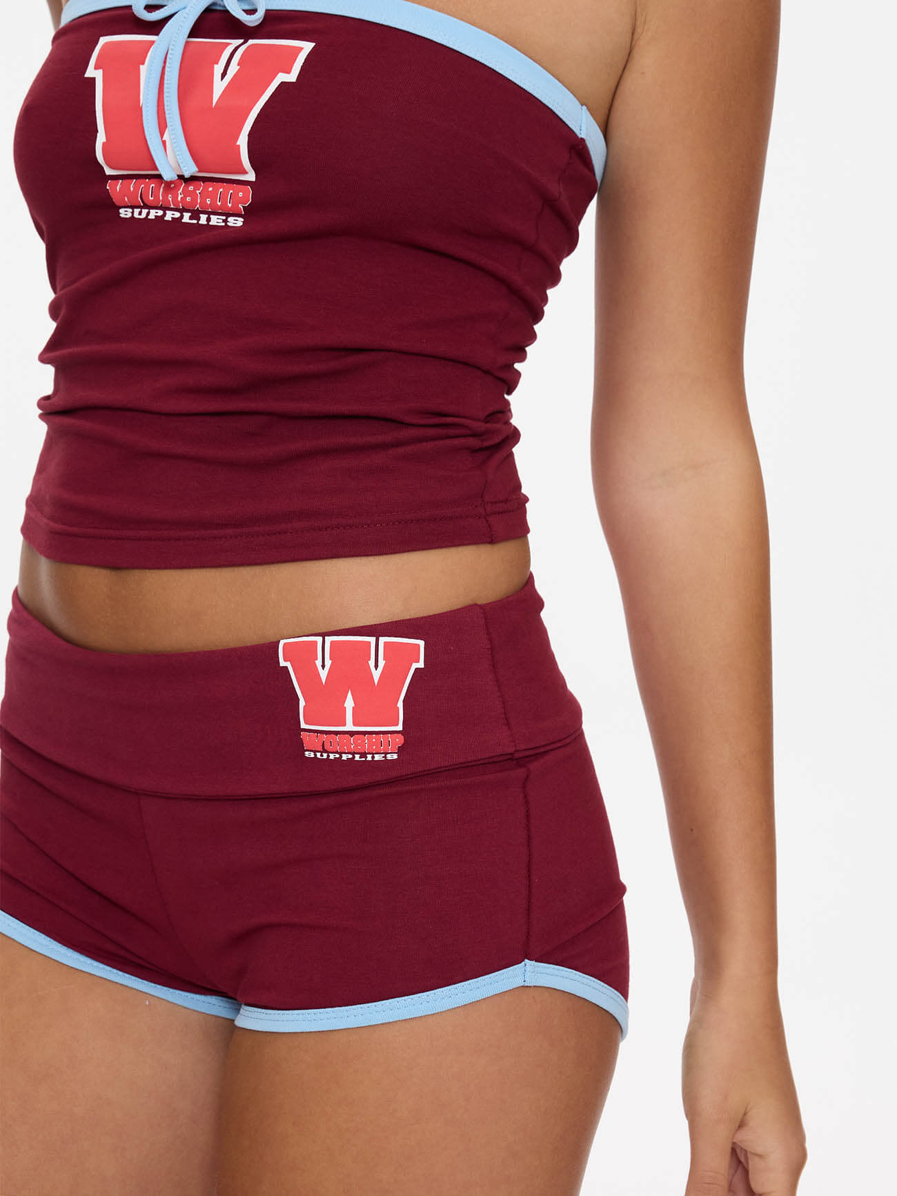 Belter Booty Short - Deep Cherry 4