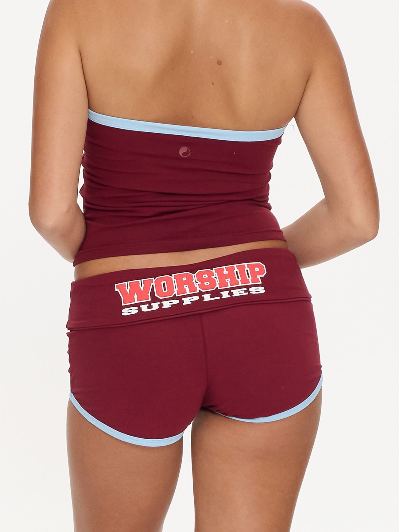 Belter Booty Short - Deep Cherry 4