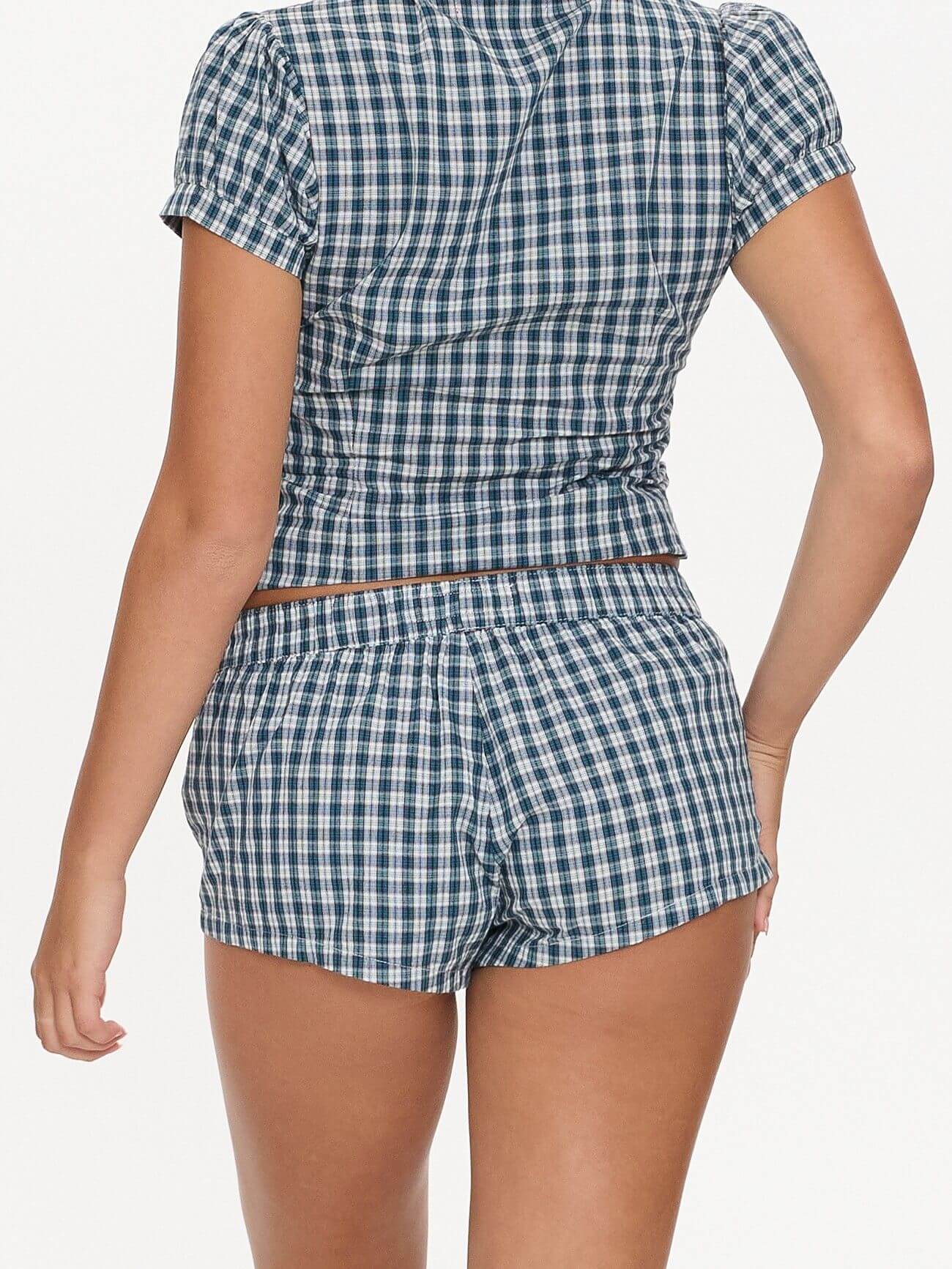 Checkmate Micro Boxer Shorts - Dark Blue 4