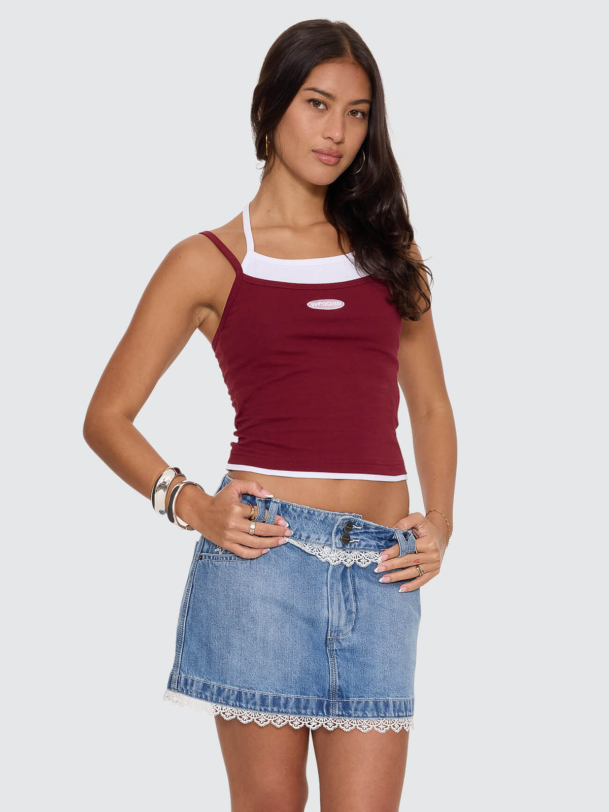 Shadow Cherub Layer Singlet - Deep Cherry 4
