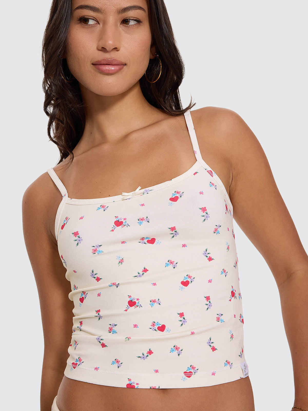 Odessa 00s Singlet - Lemon Icing Floral 4