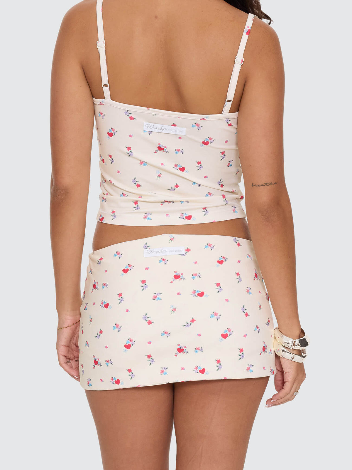 Odessa Micro Skort - Lemon Icing Floral 4