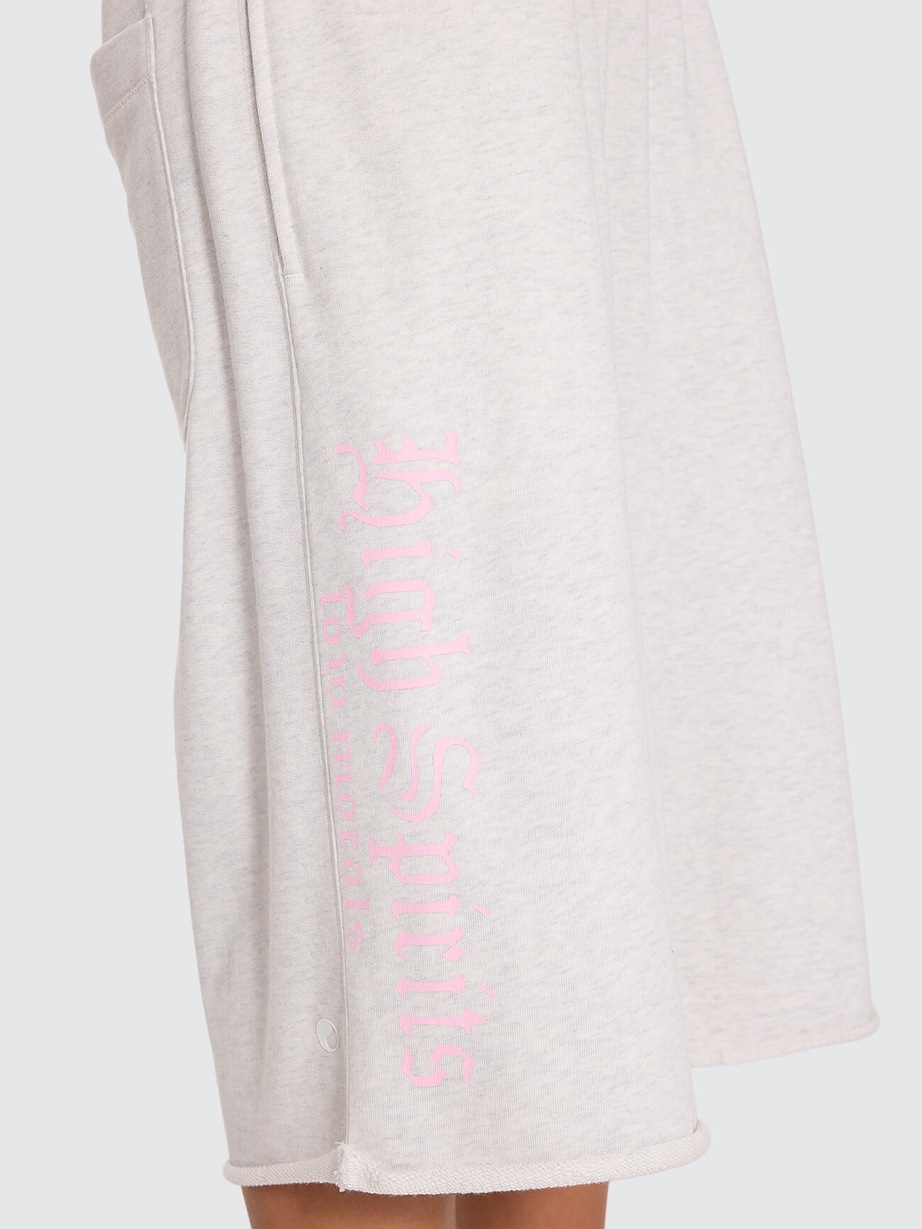 High Spirits Baggy Jogger Short - Snow Marle 4