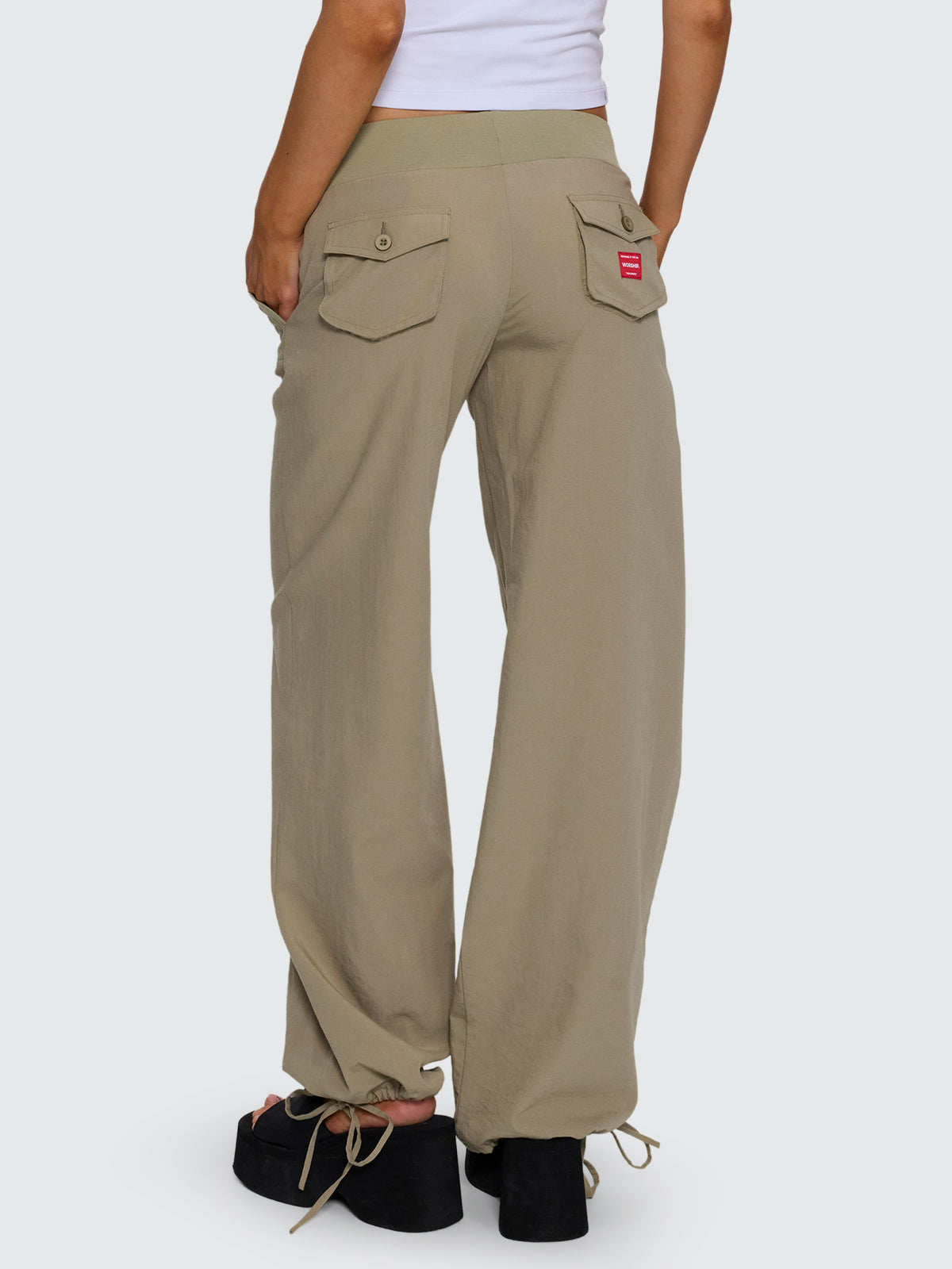 Army Brat Super Low Baggy Pant - Kelp Dust