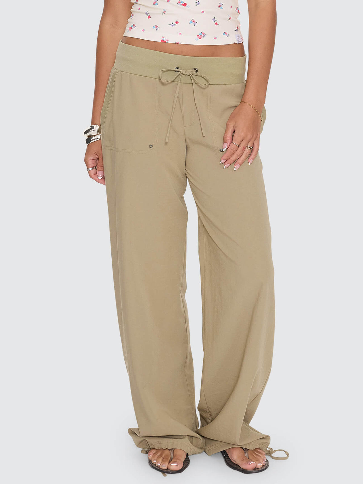 Army Brat Super Low Baggy Pant - Kelp Dust 4