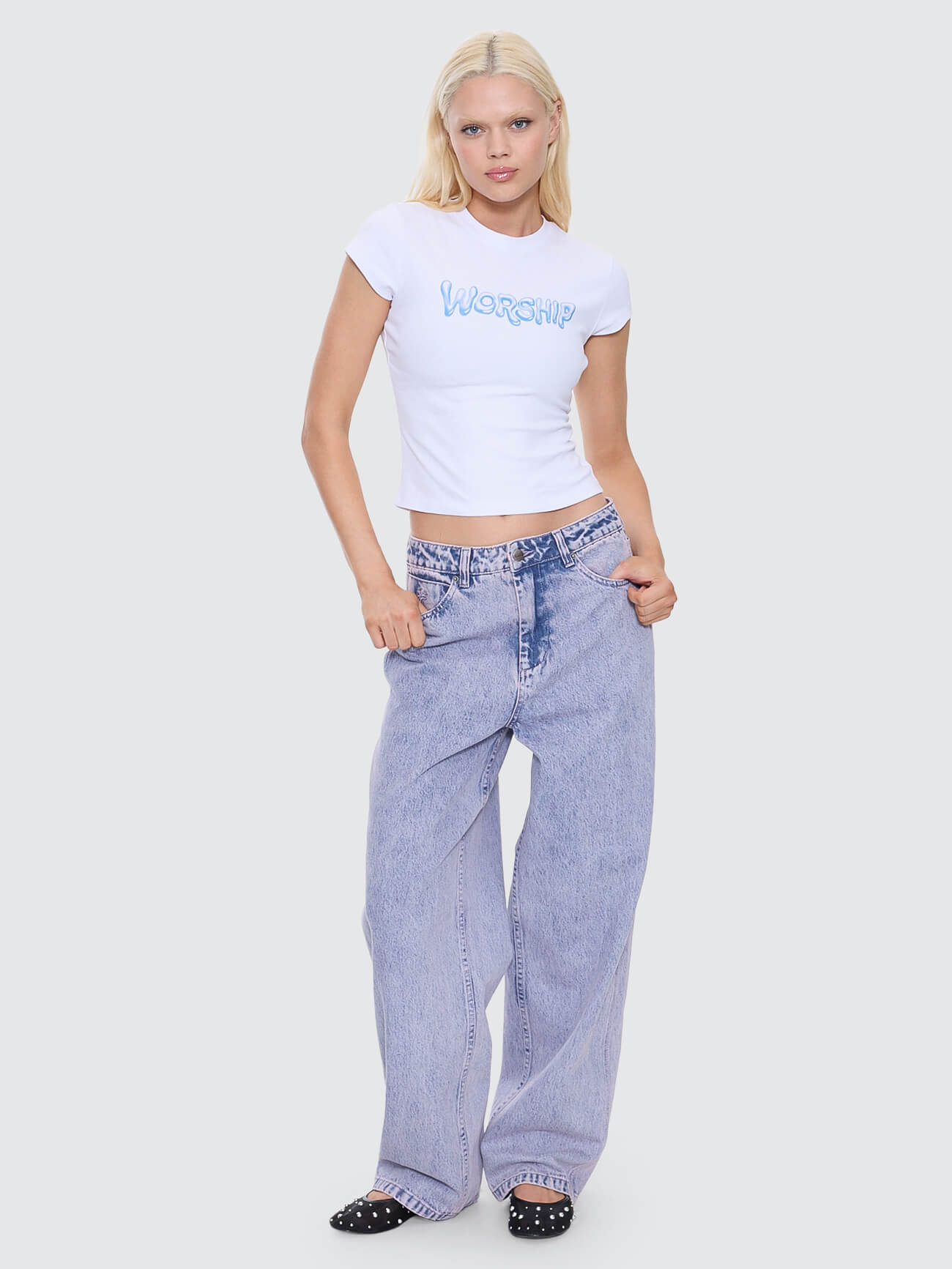 Worship Big Baggy Jean - Ballerina