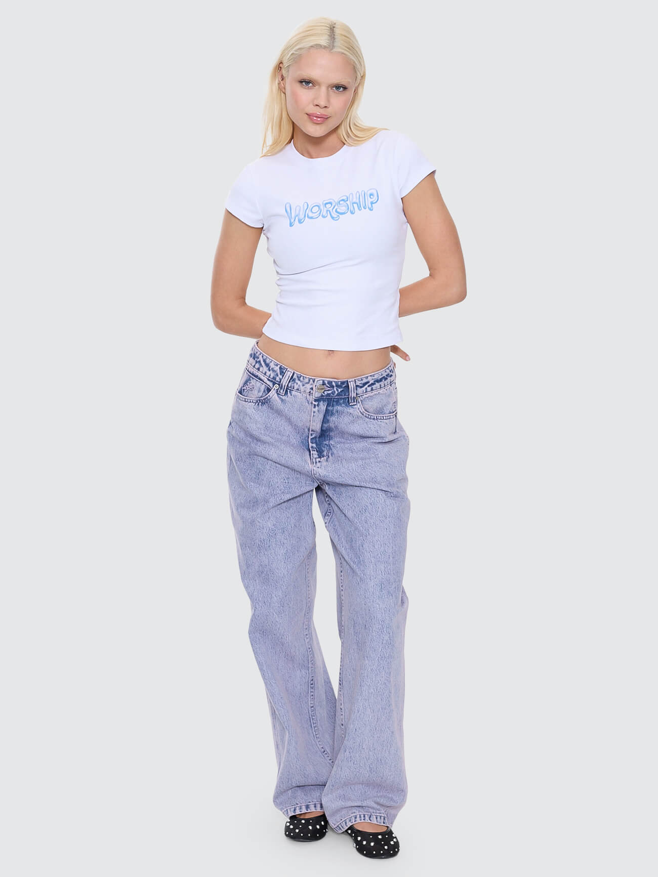 Worship Big Baggy Jean - Ballerina
