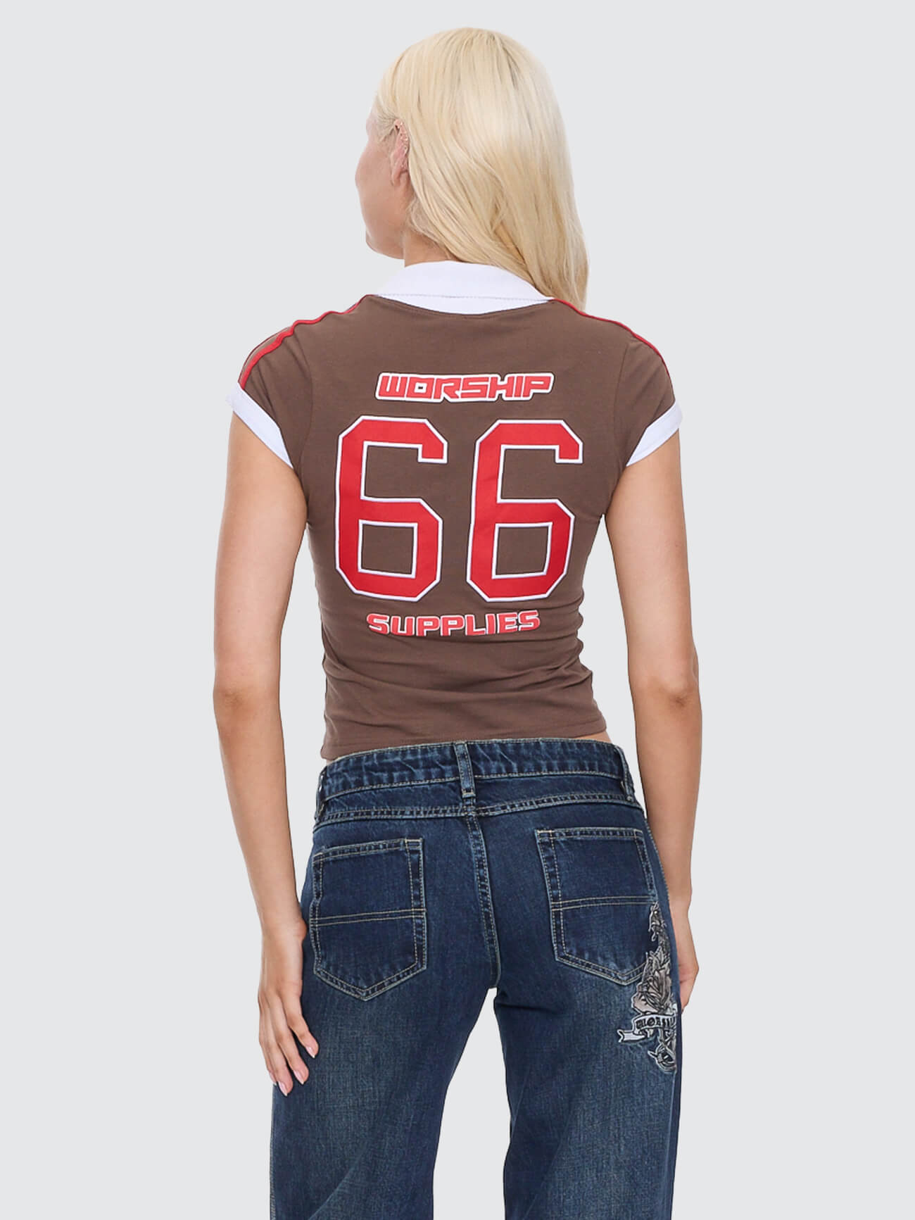 Football Baby Polo - Chocolate