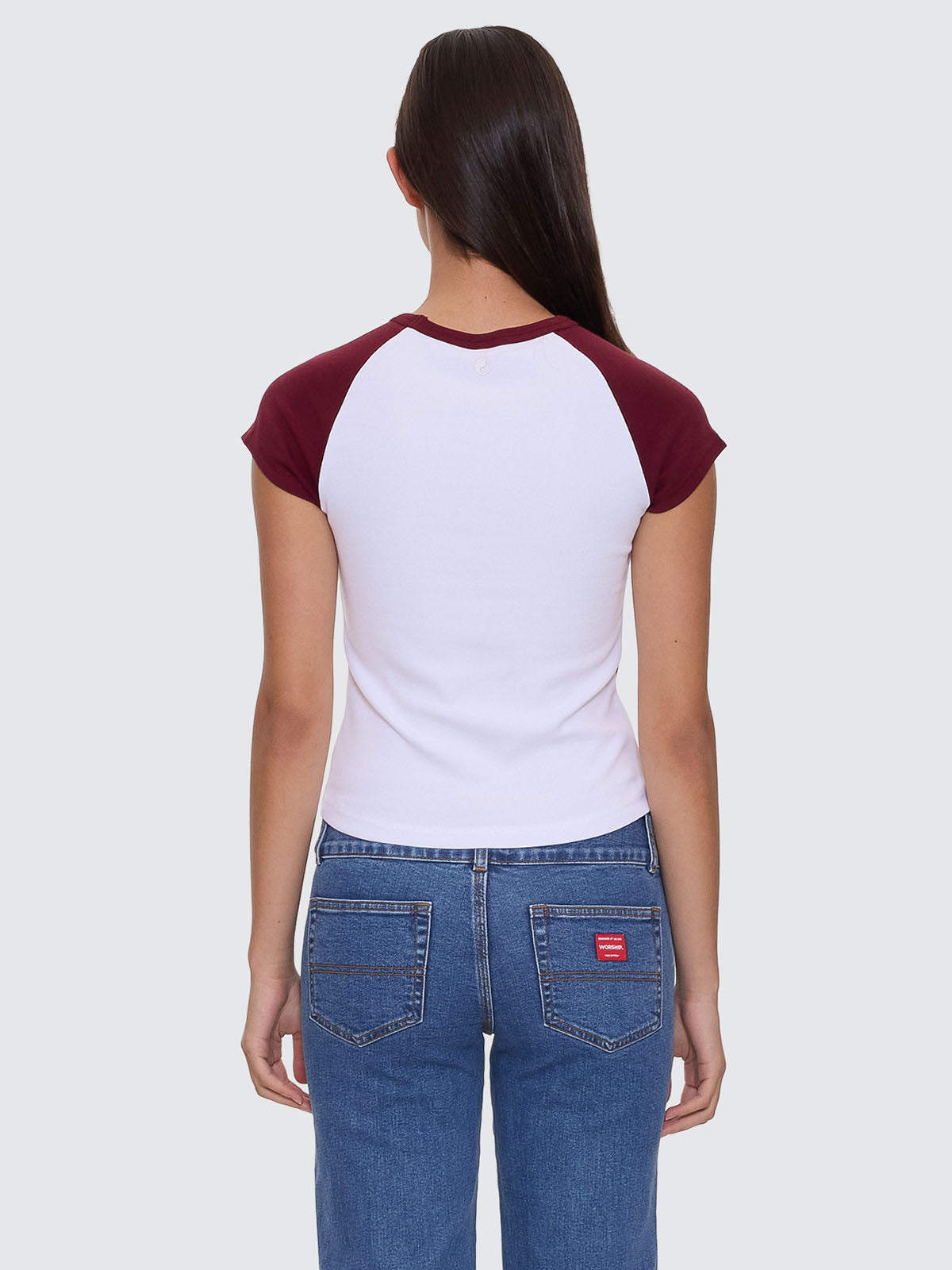 Cherub Y2K Raglan Tee - White