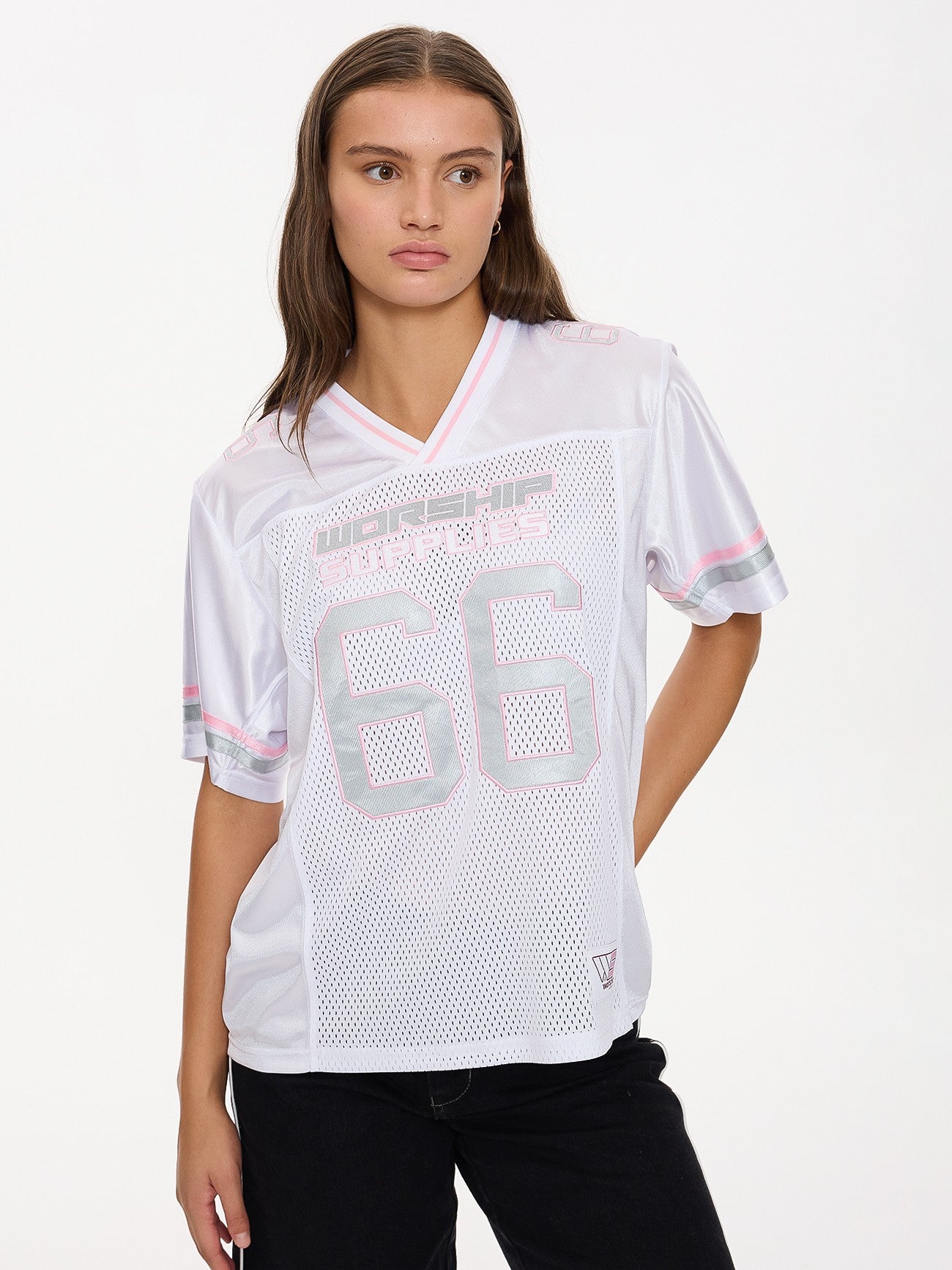 Punter Football Jersey - White