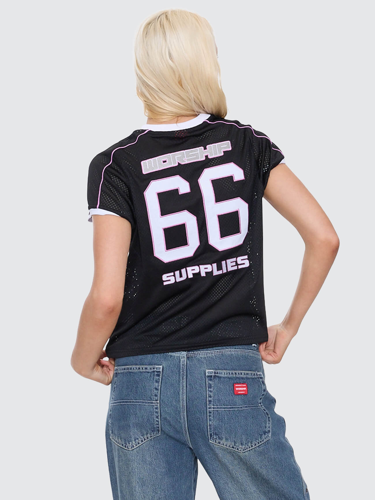 Punter Baby Football Jersey - Black