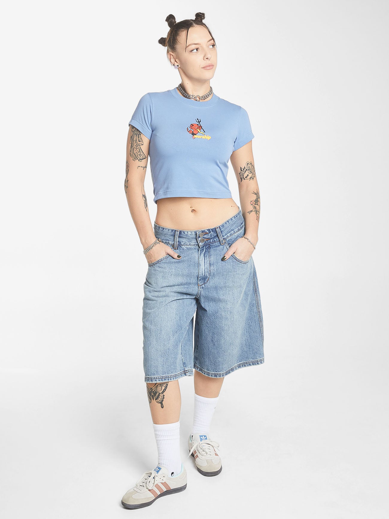 Inferno Teeny Tee - Columbian Blue 4