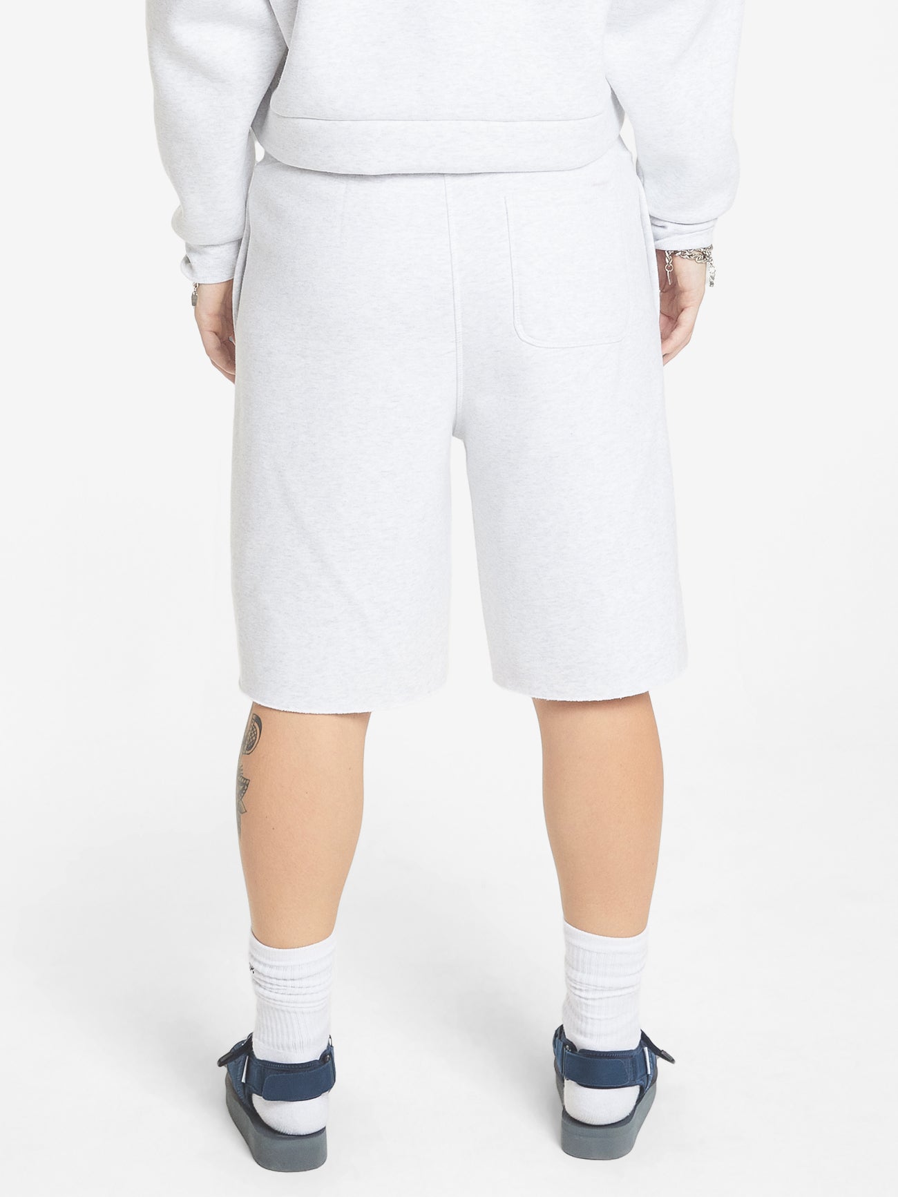 Burn It All Fleece Short - Snow Marle