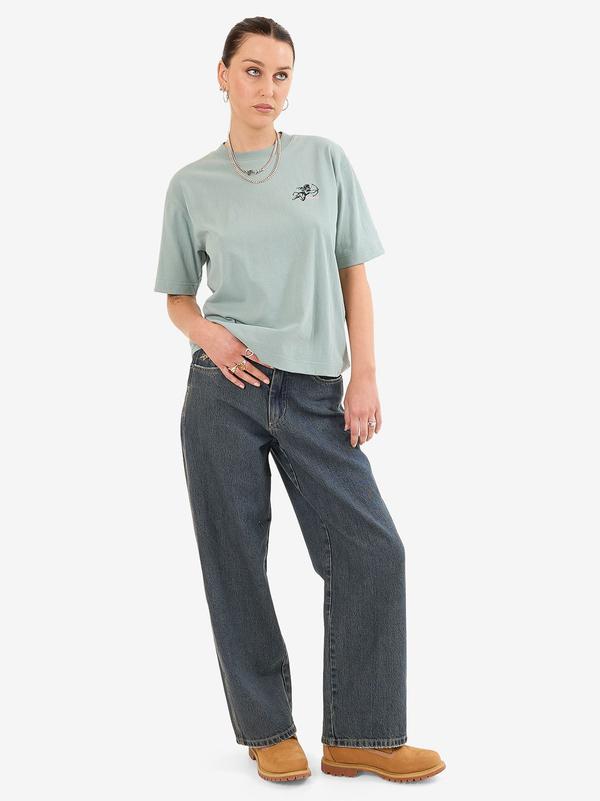 Cherub Regular Fit Tee - Mineral