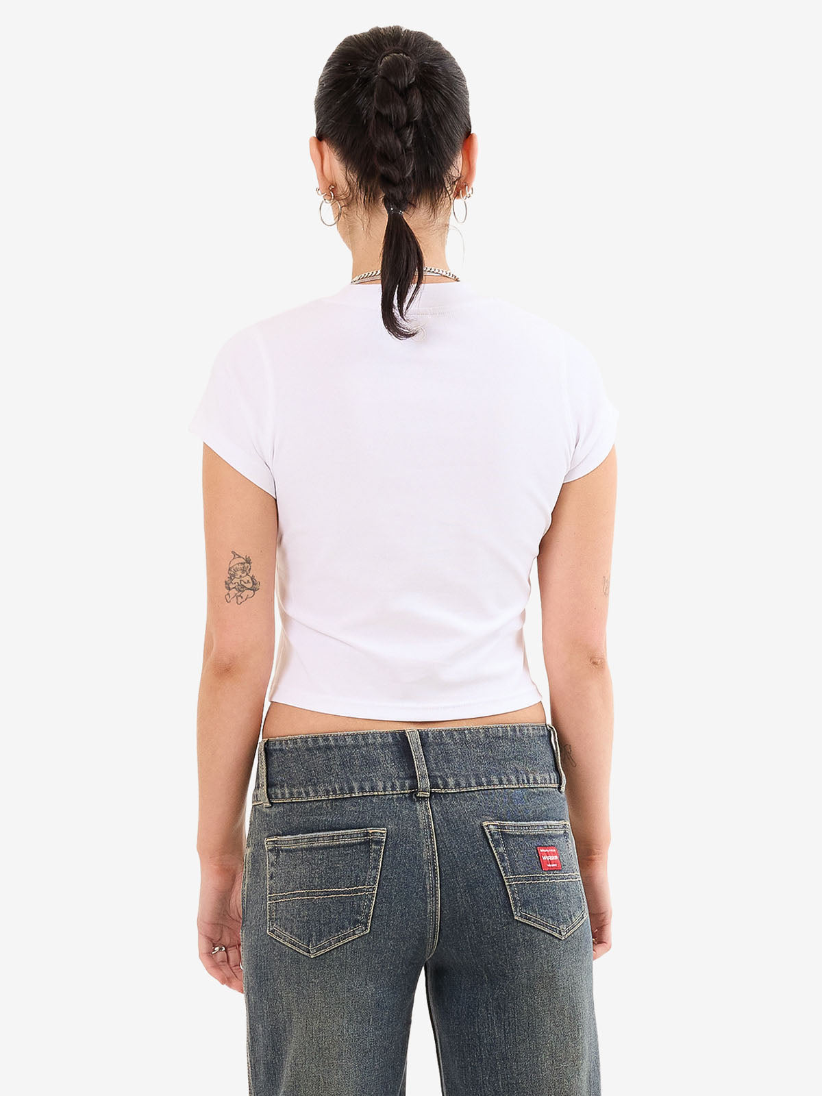 Heavy Heart Teeny Tee - White