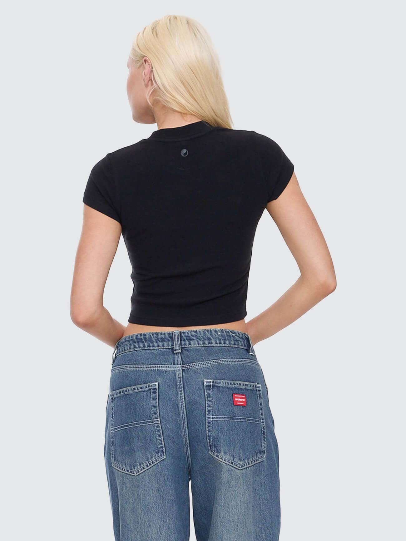 Kiss Me Teeny Tee - Black