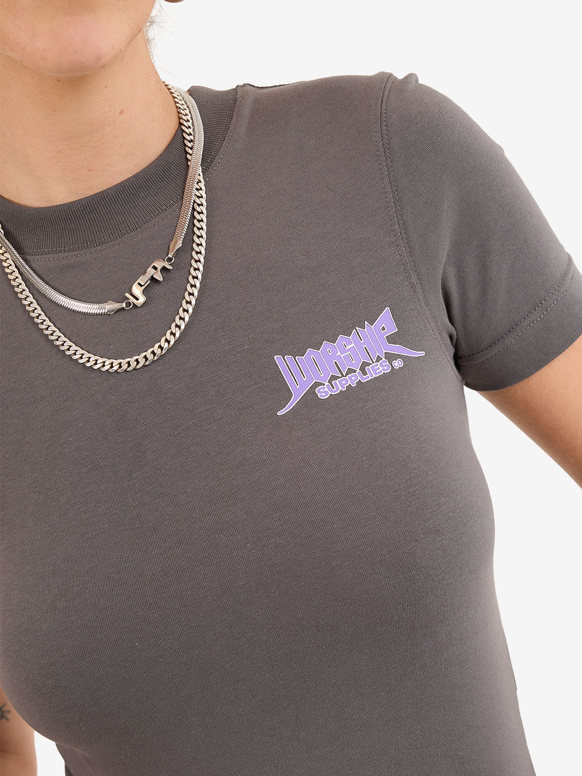 Echo Slim Fit Tee - Worn Black