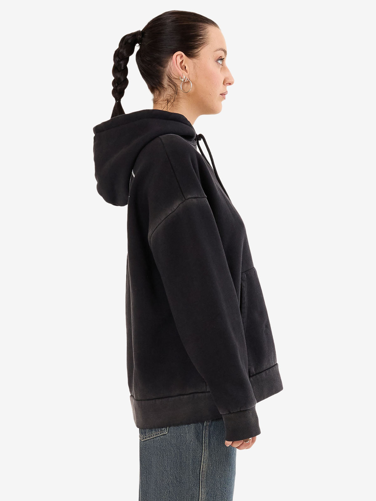 Cherub Box Fit Hood - Black Vintage Fade
