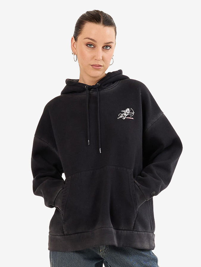 Cherub Box Fit Hood - Black Vintage Fade