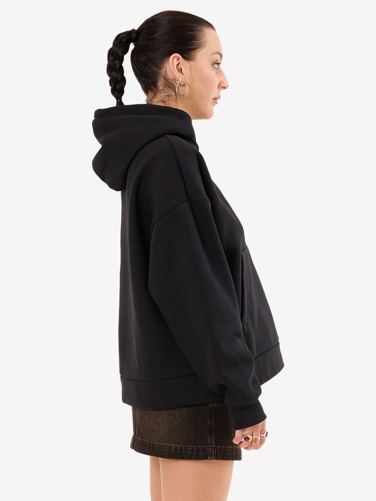 Love Birds Box Fit Hood - Black
