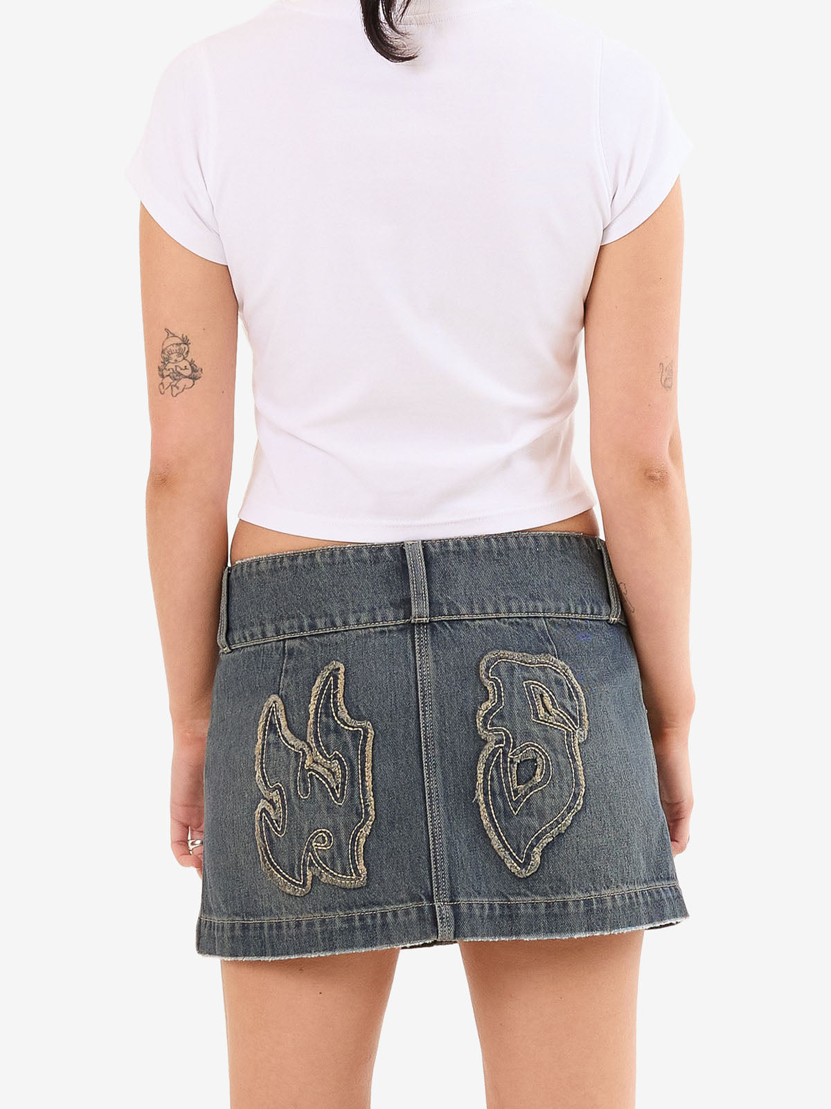 Crux 00's Micro Skirt - Blasted Blue