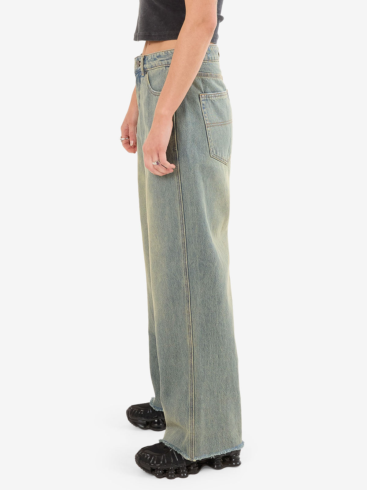 Worship Sloucher Jean - Hazard Blue