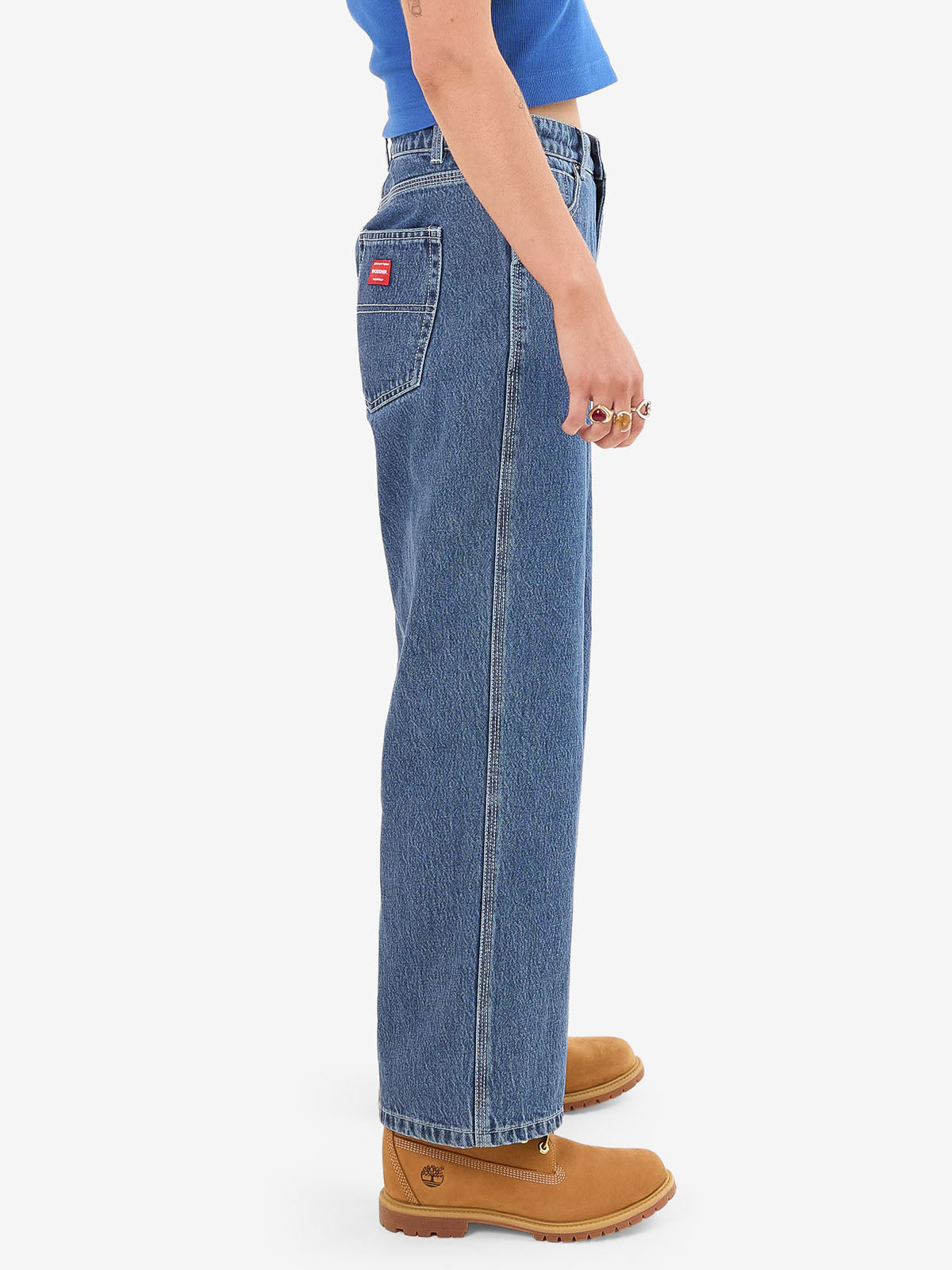 Worship Sloucher Jean - Steady Mid Blue