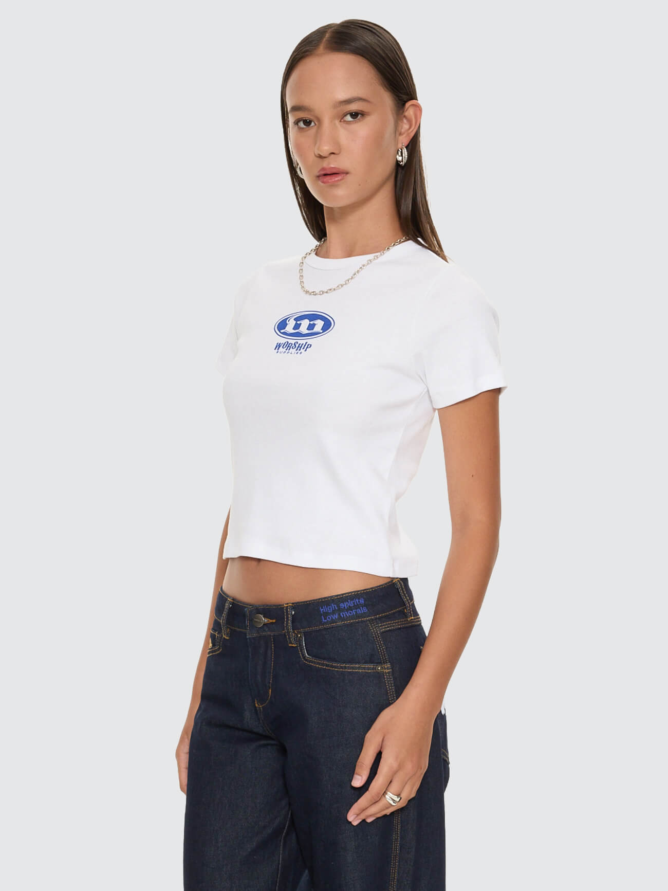 Morality Day Fit Tee - White 4