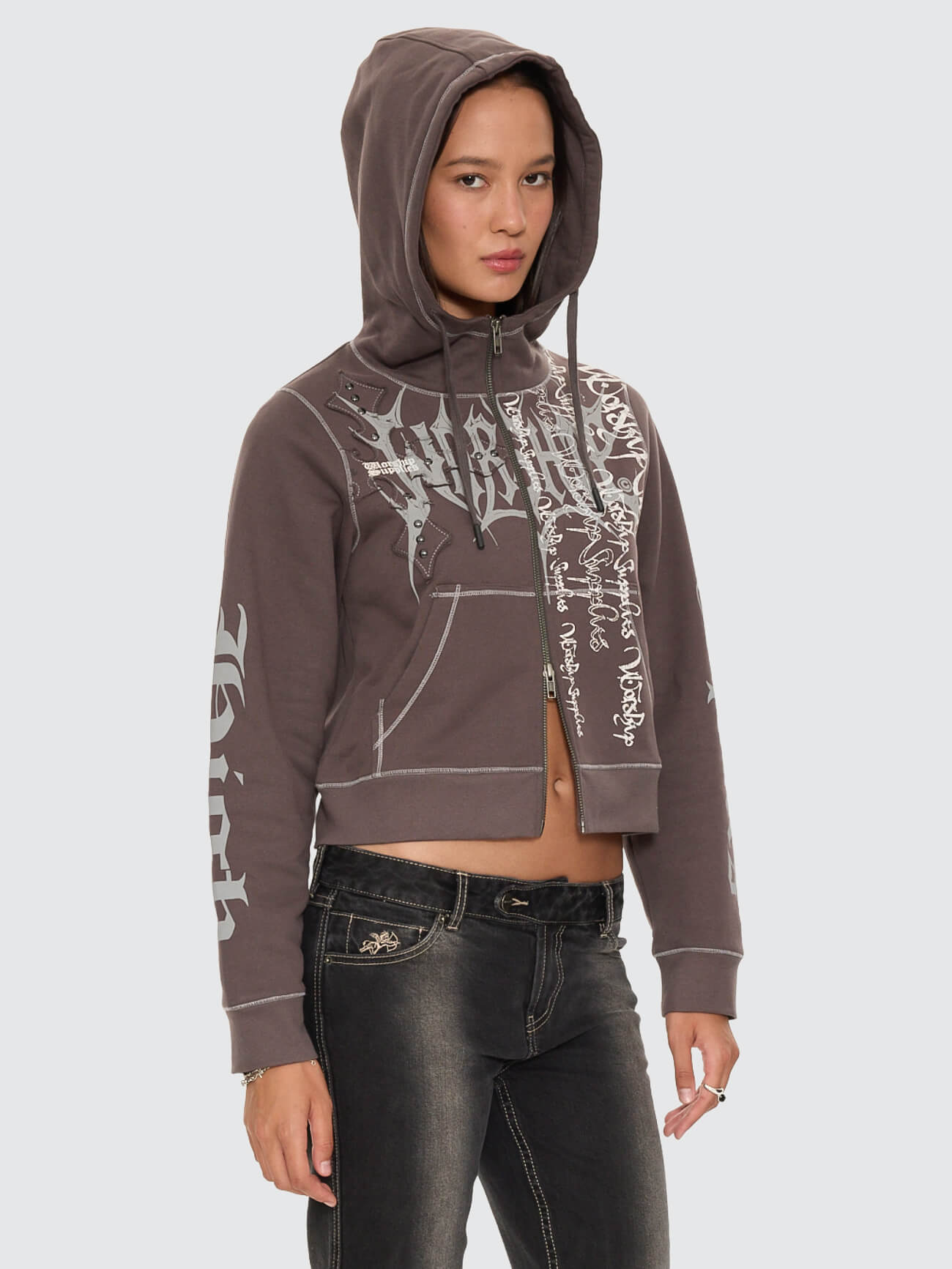Manic Zip Fleece Jacket - Ember Black 4