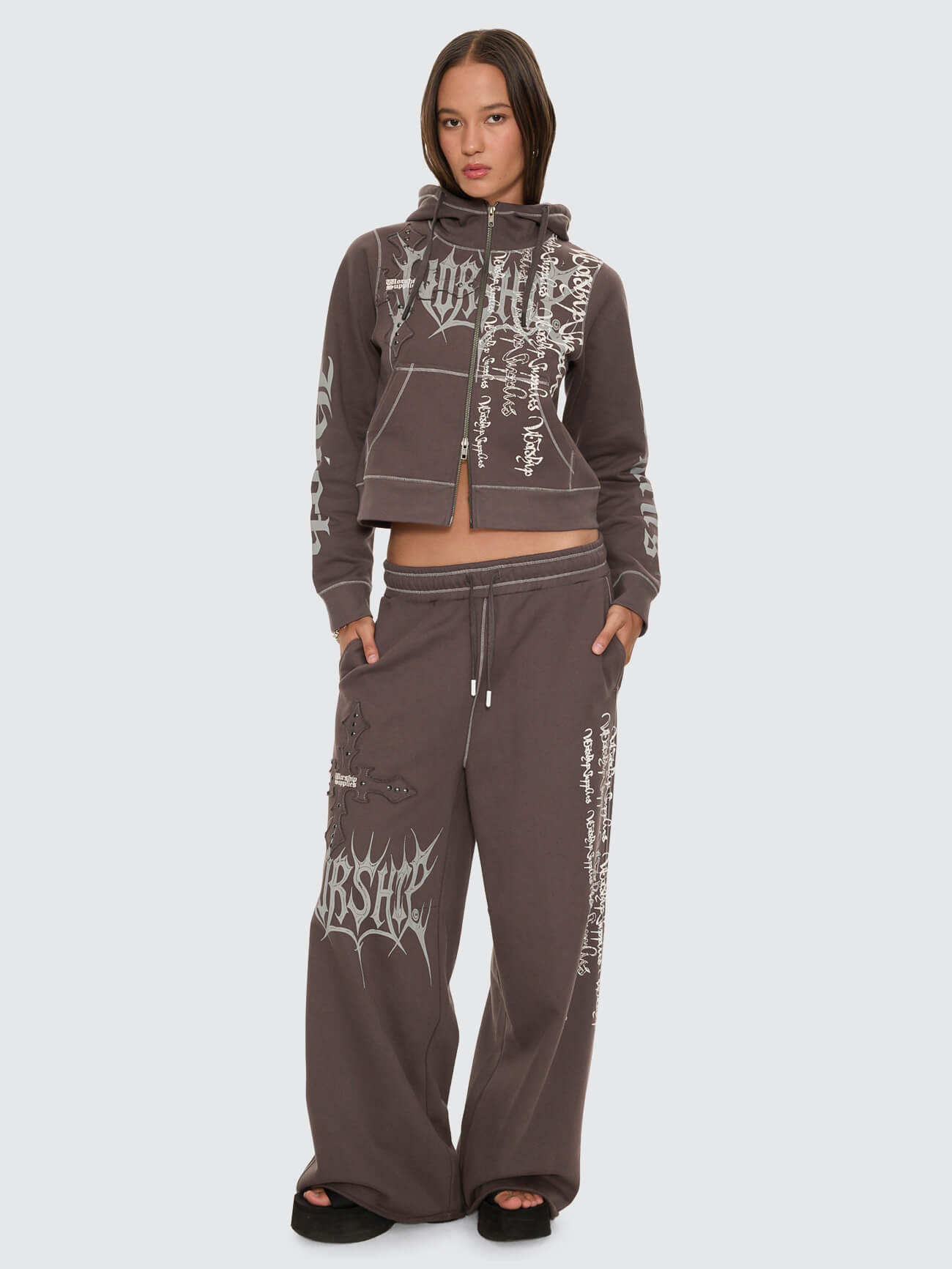 Manic Baggy Joggers - Ember Black 4