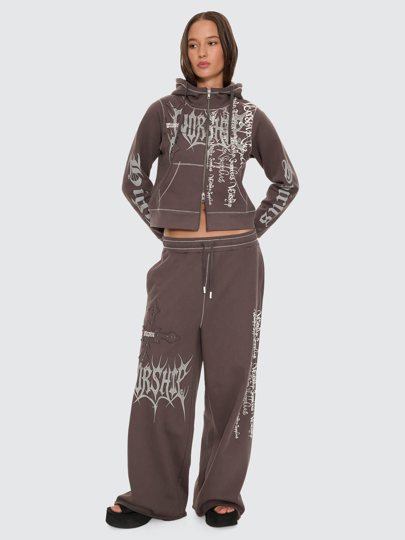 Manic Baggy Joggers - Ember Black 4