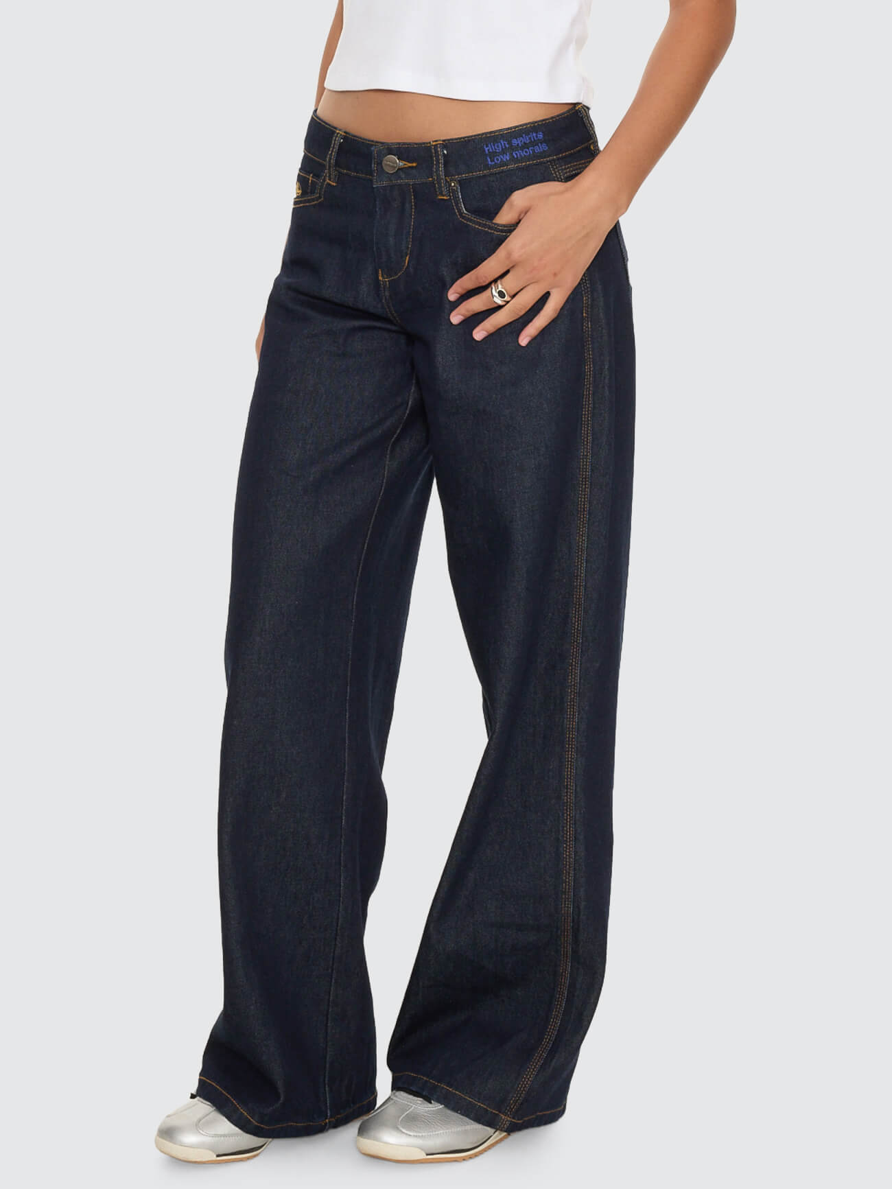 Morality Baggy Low Rider Jean - Raw Indy 4