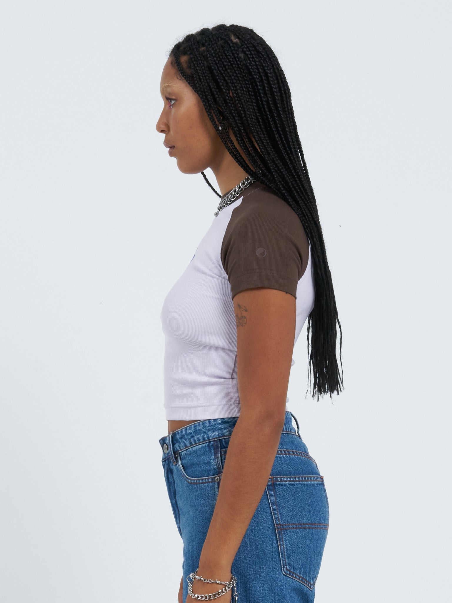 Offerings Slim Raglan Tee - Orchid Hush