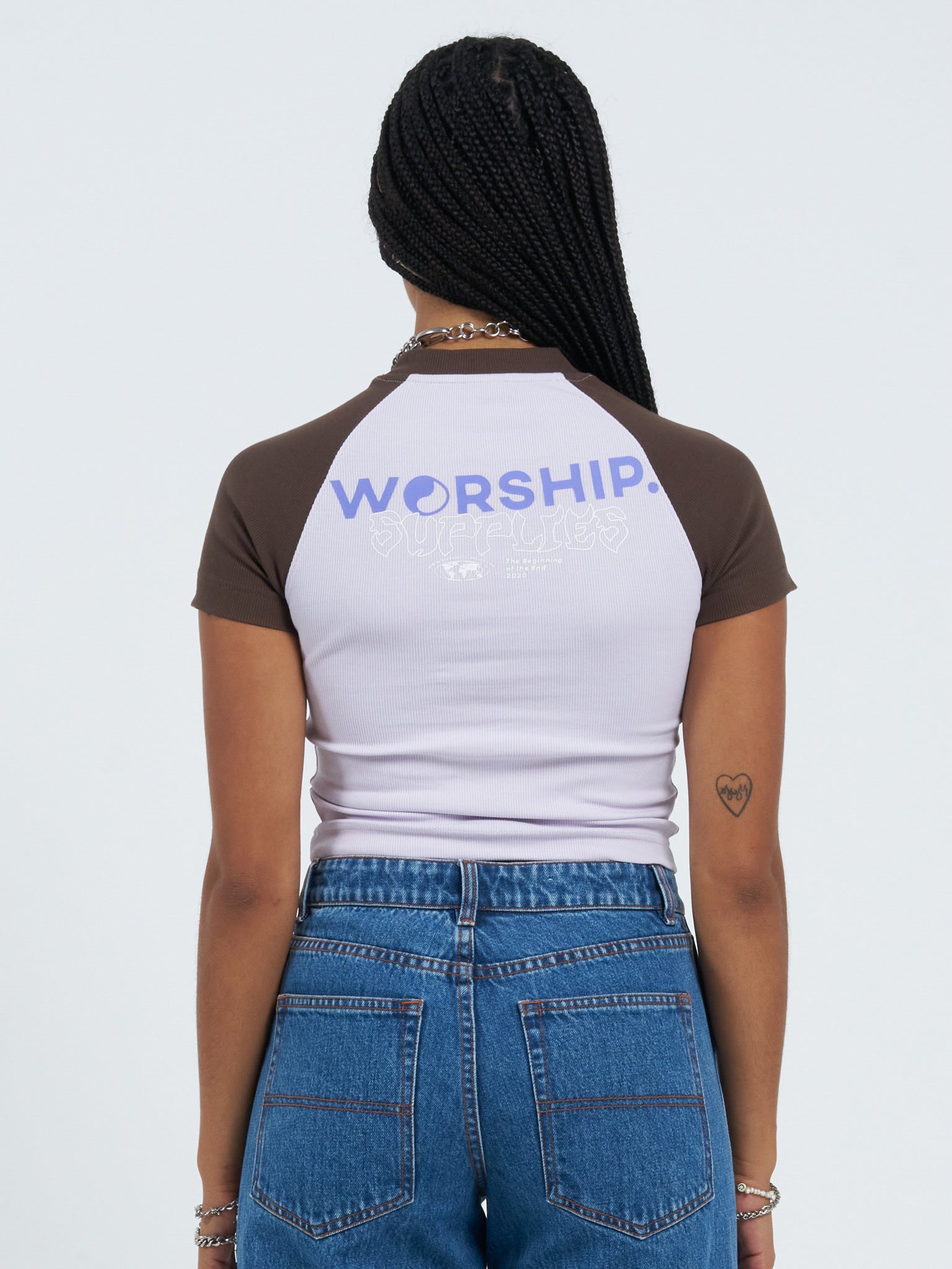 Offerings Slim Raglan Tee - Orchid Hush