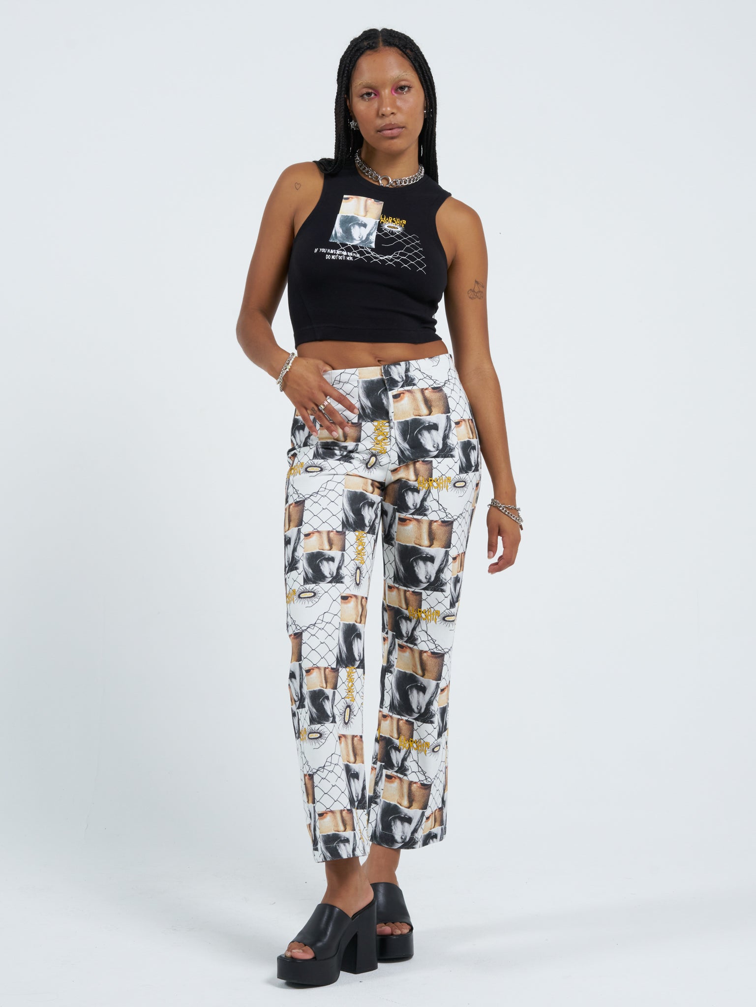 Tasty Rainbow Tiny Tank - Black