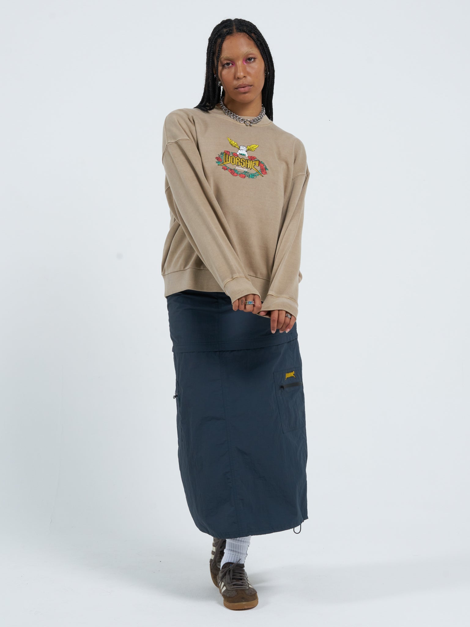 Ring O Rosie Box Fit Crew - Sandy Taupe
