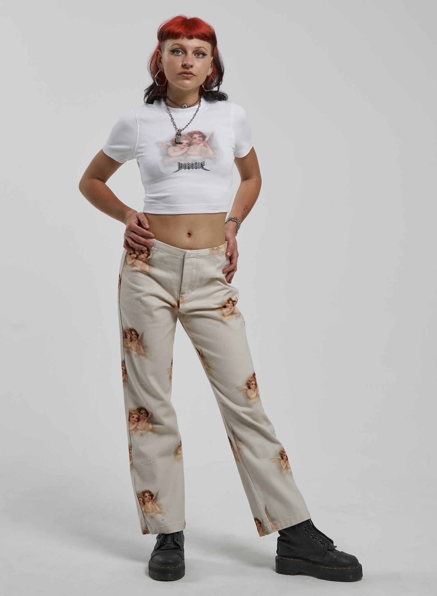 Angelika Micro Tee - White
