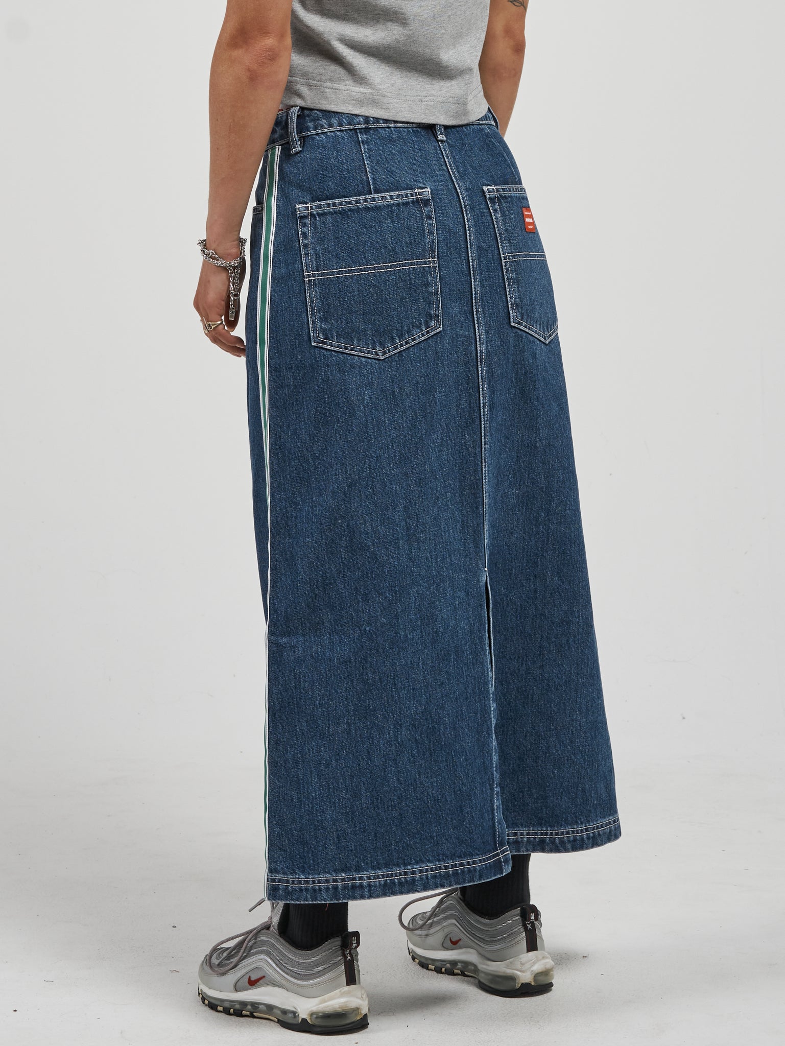 Trasher Maxi Skirt - Worship Blues