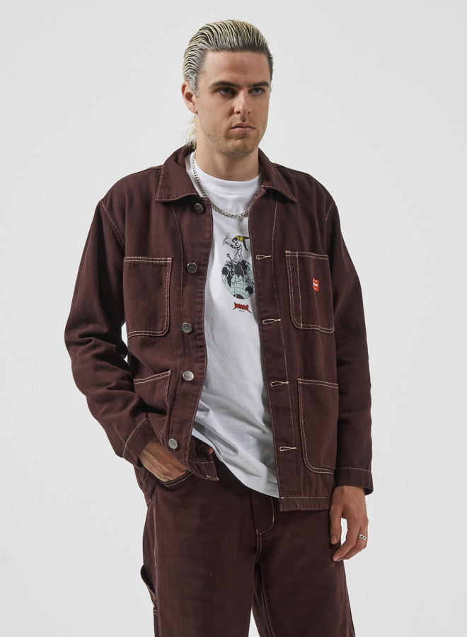 Worship Clipper Sherpa Jacket Blue
