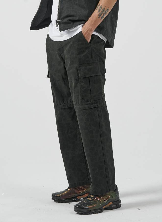 Unhallowed Zip Off Cargo Pant - Caviar