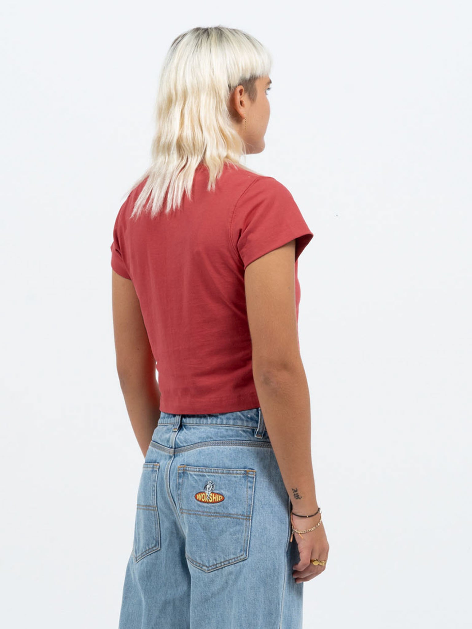 Core Teeny Tee - Washed Red
