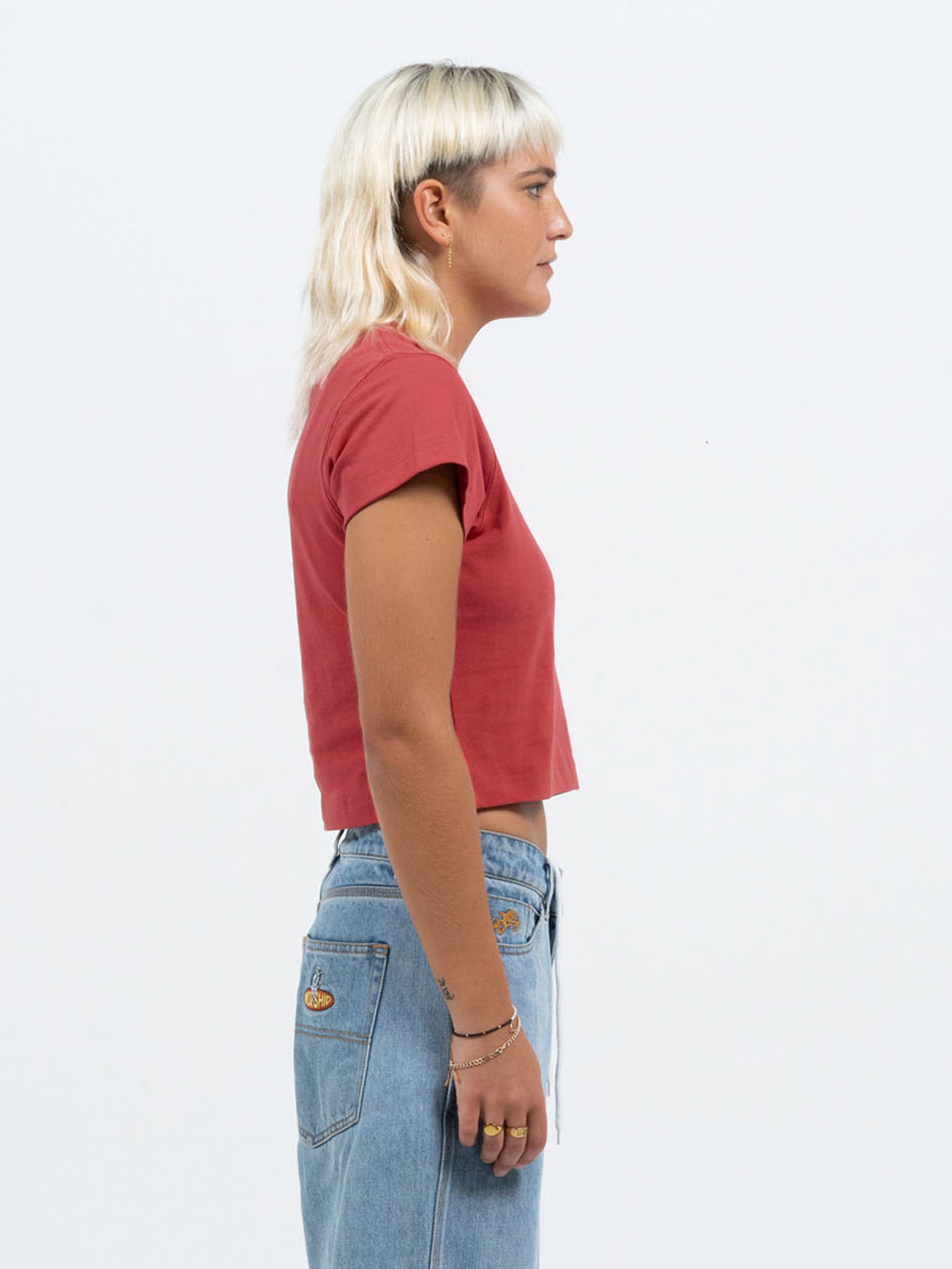 Core Teeny Tee - Washed Red