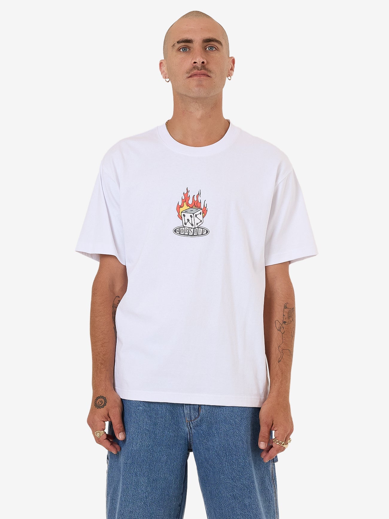 Snake Eyes Tee - White XS