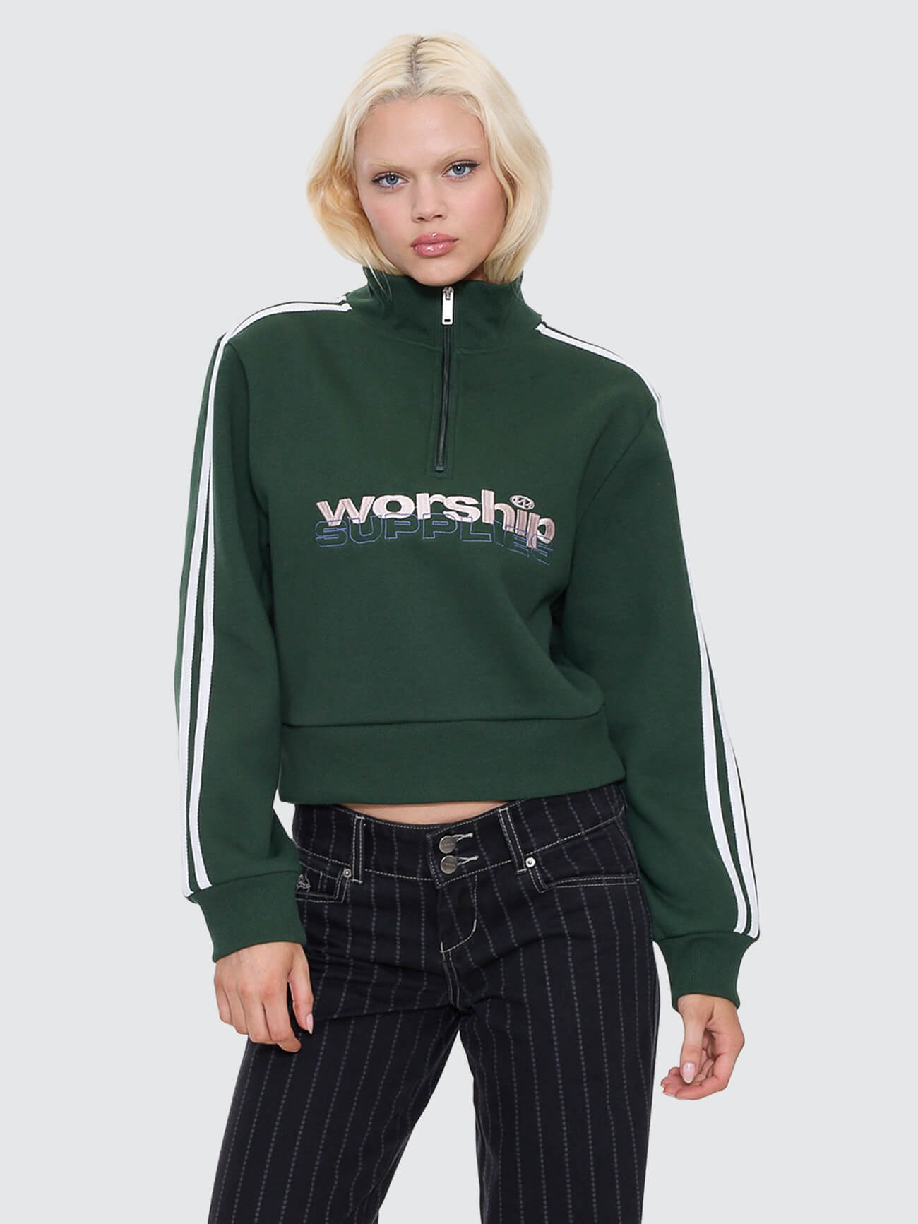 Sonic Quarter Zip Pullover - Eden