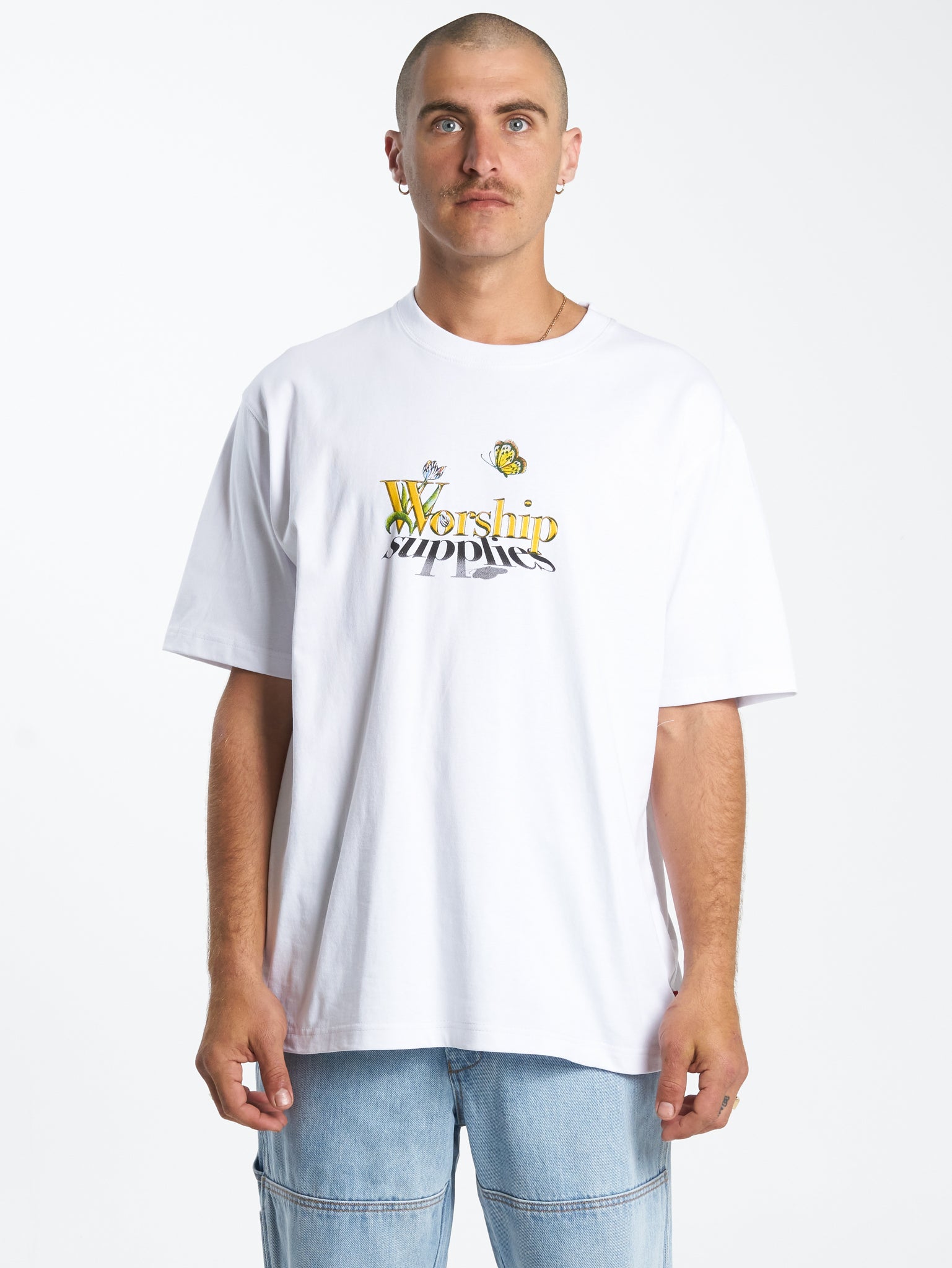 Flutterby Tee - White