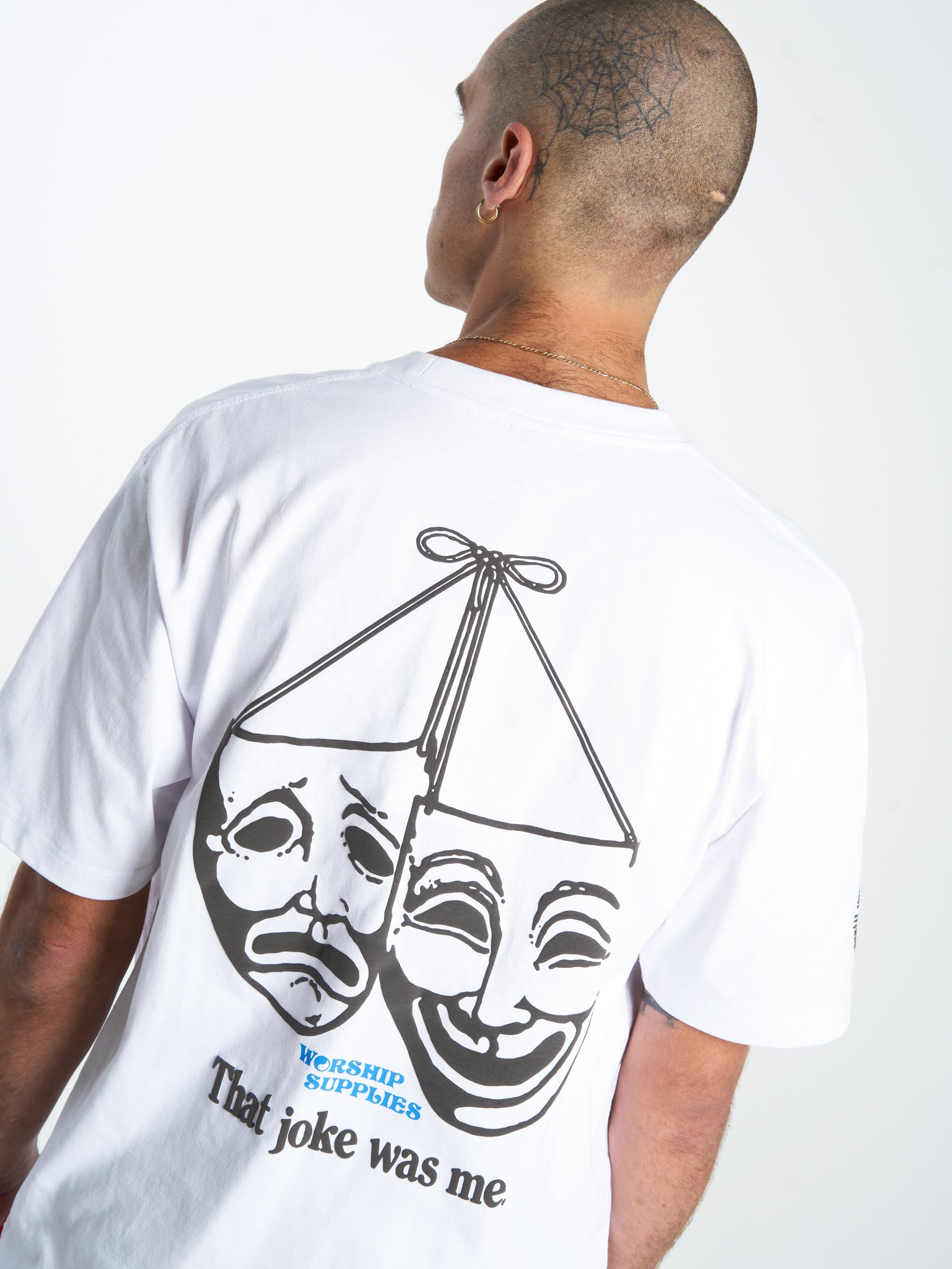 Die Laughing Tee - White